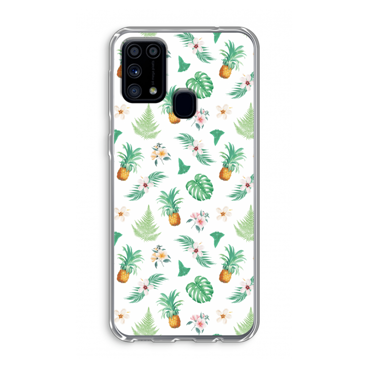Ananas bladeren: Samsung Galaxy M31 Transparant Hoesje