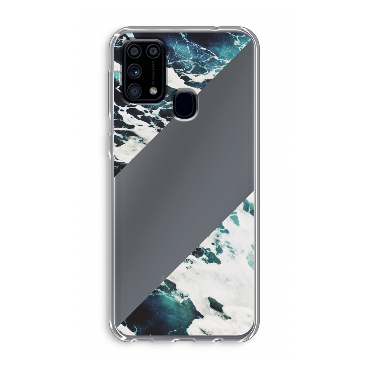 Golven: Samsung Galaxy M31 Transparant Hoesje