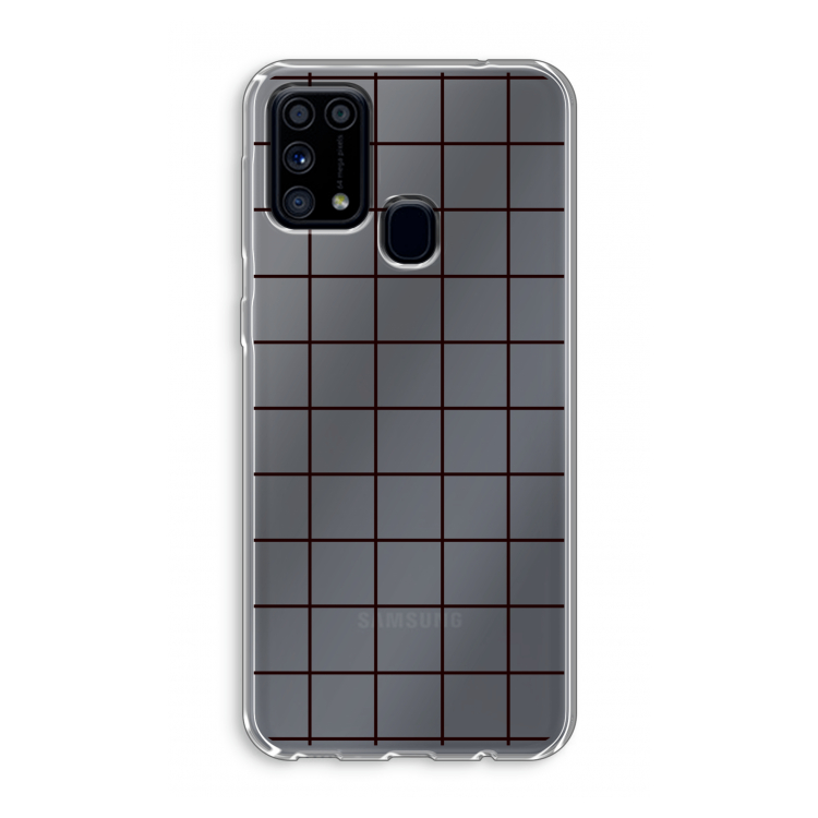 Rooster: Samsung Galaxy M31 Transparant Hoesje