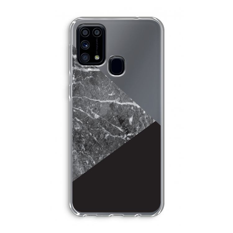 Combinatie marmer: Samsung Galaxy M31 Transparant Hoesje