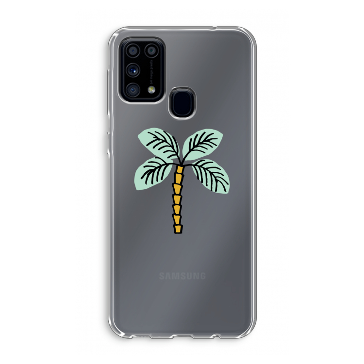 Palmboom: Samsung Galaxy M31 Transparant Hoesje