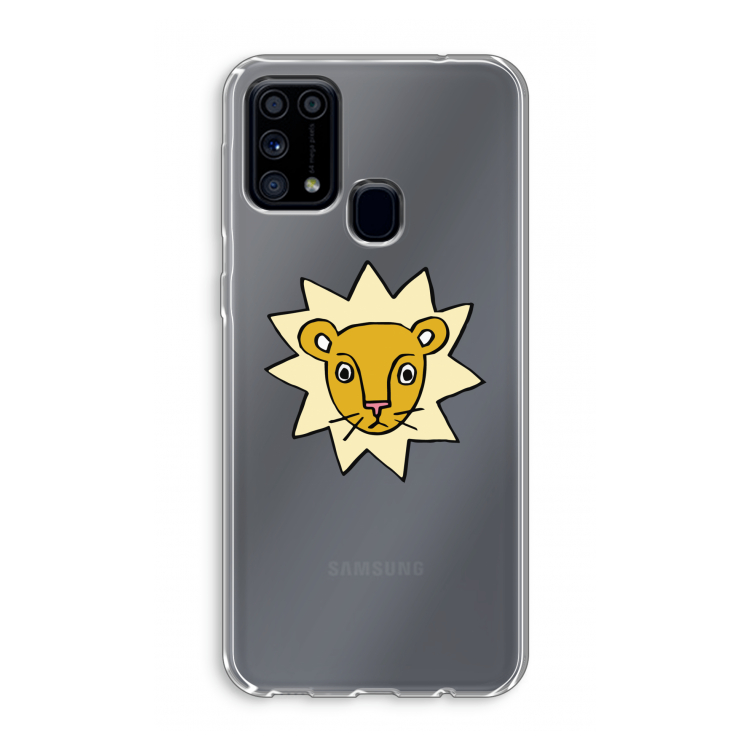 Kleine leeuw: Samsung Galaxy M31 Transparant Hoesje