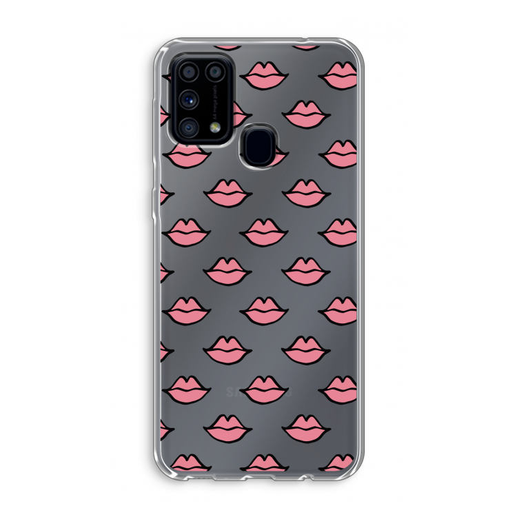 Lipjes: Samsung Galaxy M31 Transparant Hoesje