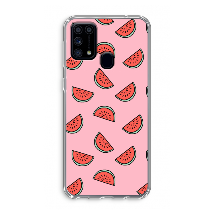 Watermeloen: Samsung Galaxy M31 Transparant Hoesje