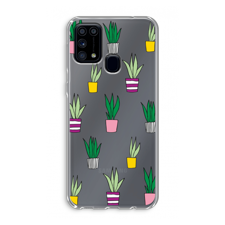 Sanseveria: Samsung Galaxy M31 Transparant Hoesje
