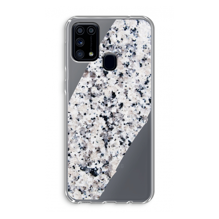 Gespikkelde marmer: Samsung Galaxy M31 Transparant Hoesje