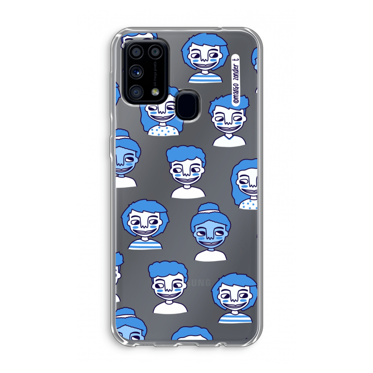 Gezichtjes: Samsung Galaxy M31 Transparant Hoesje