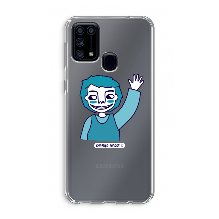 Zwaai: Samsung Galaxy M31 Transparant Hoesje