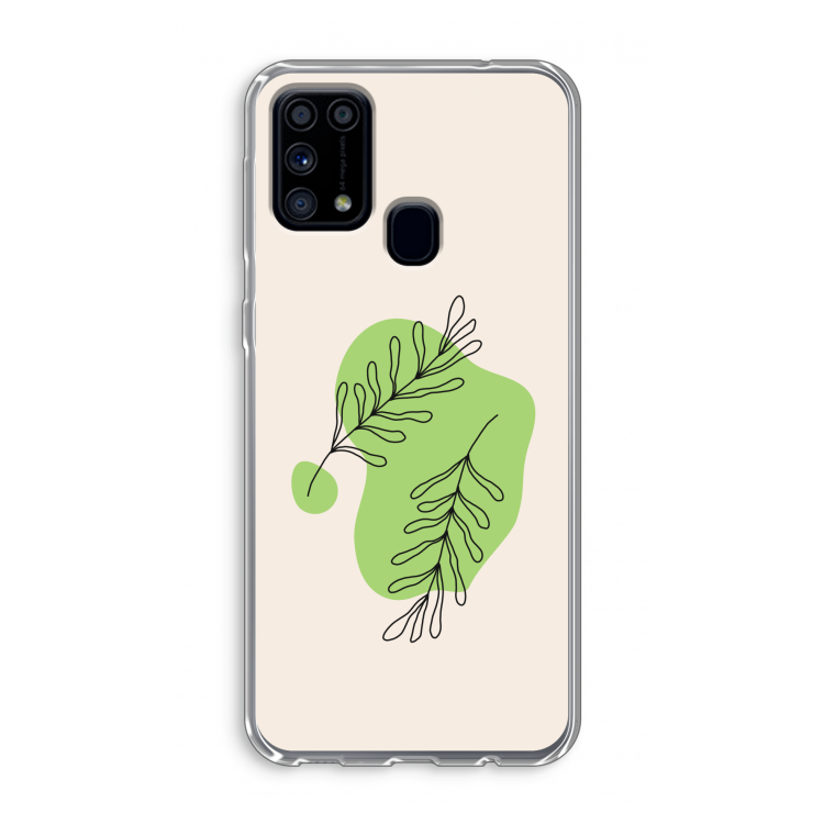 Beleaf in you: Samsung Galaxy M31 Transparant Hoesje