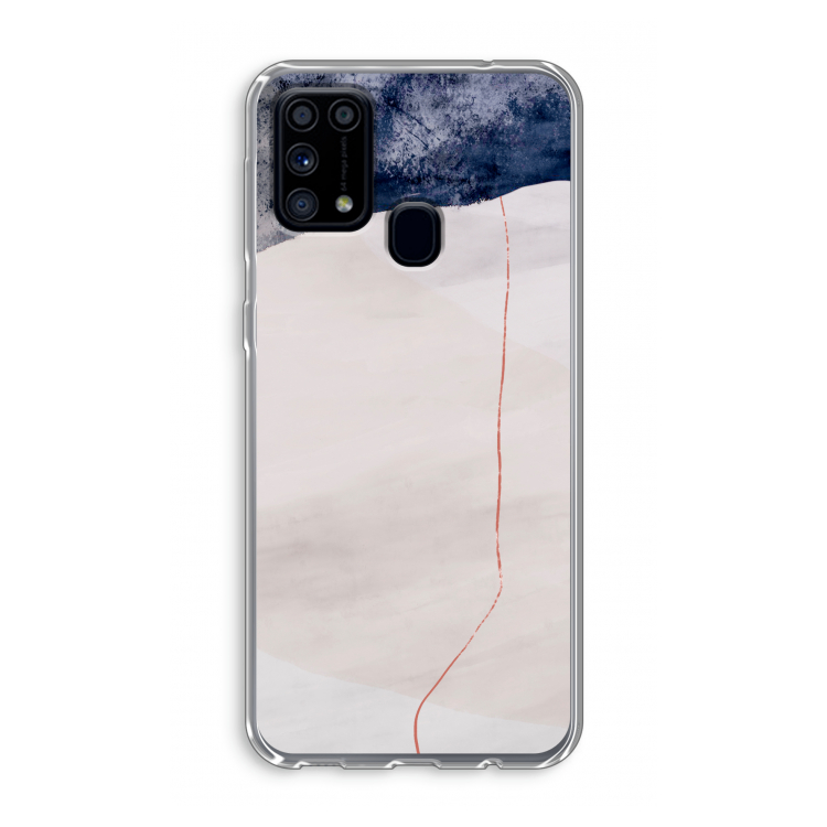 Stone White: Samsung Galaxy M31 Transparant Hoesje