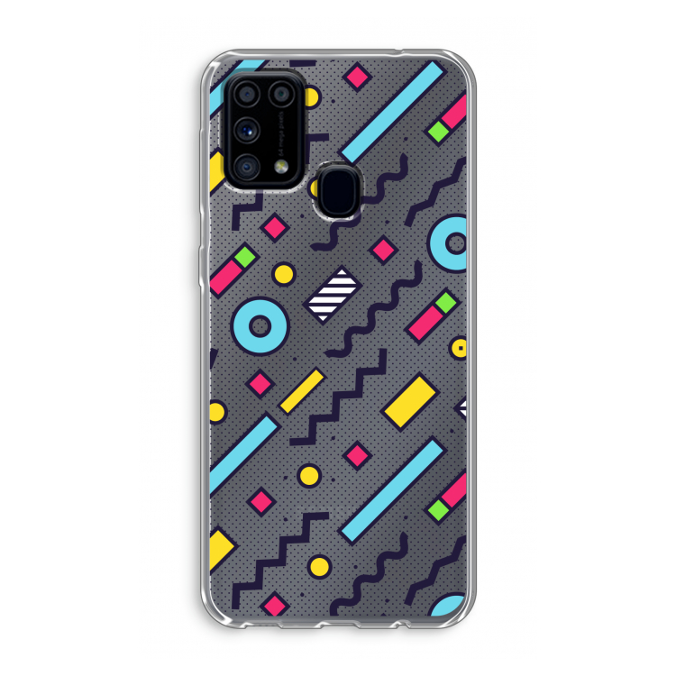 8-bit N°8: Samsung Galaxy M31 Transparant Hoesje