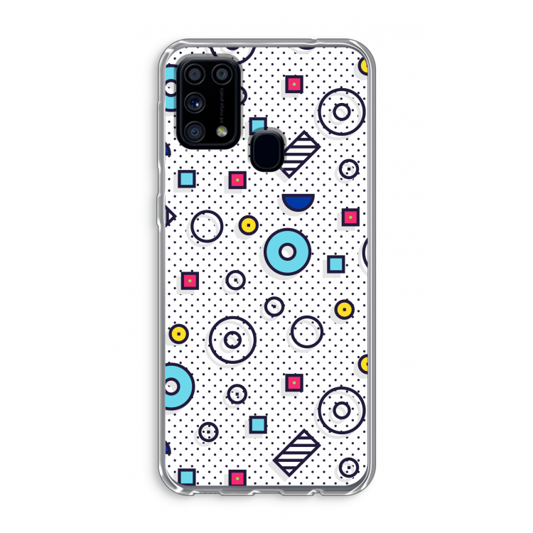 8-bit N°9: Samsung Galaxy M31 Transparant Hoesje