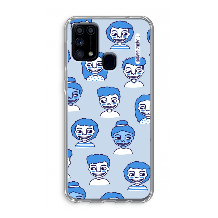 Gezichtjes: Samsung Galaxy M31 Transparant Hoesje