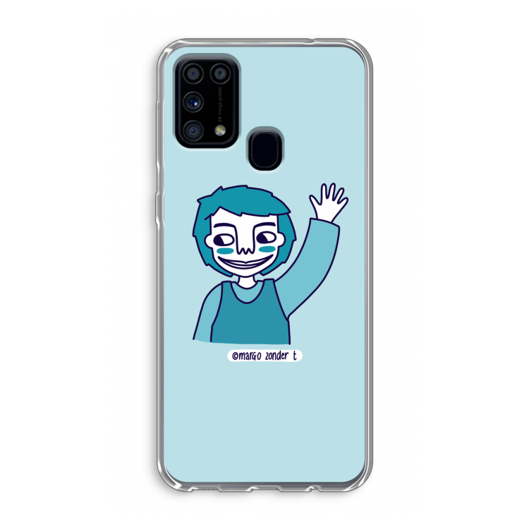 Zwaai: Samsung Galaxy M31 Transparant Hoesje