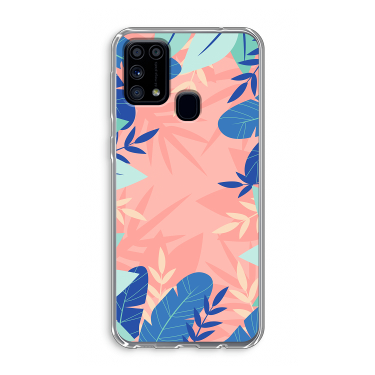 Tropisch: Samsung Galaxy M31 Transparant Hoesje