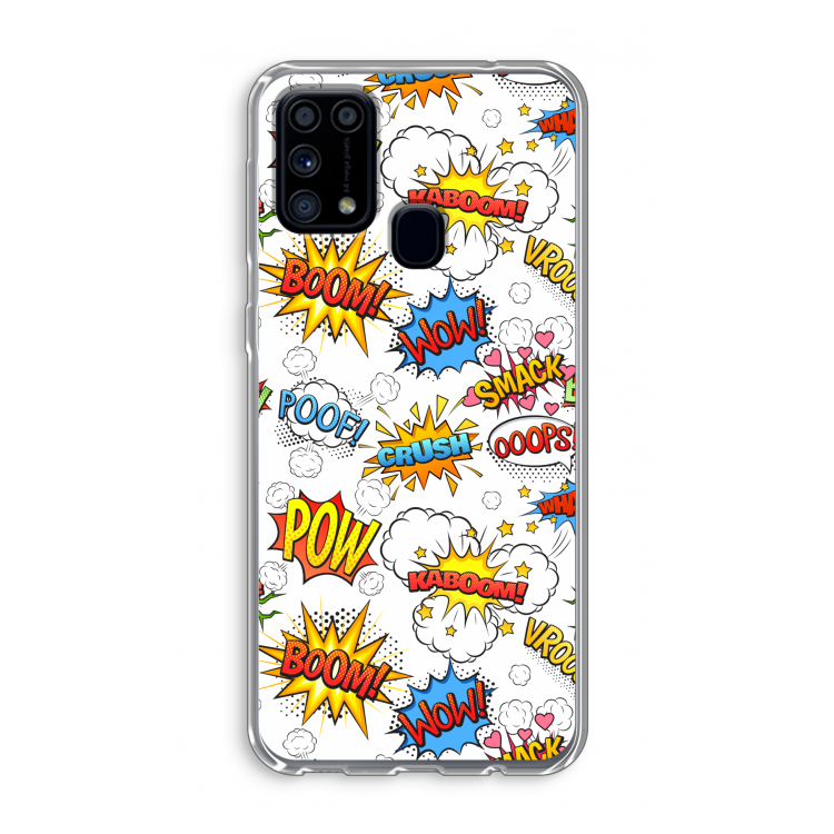 Pow Smack: Samsung Galaxy M31 Transparant Hoesje