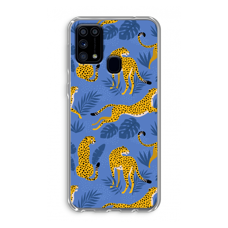 Luipaard: Samsung Galaxy M31 Transparant Hoesje