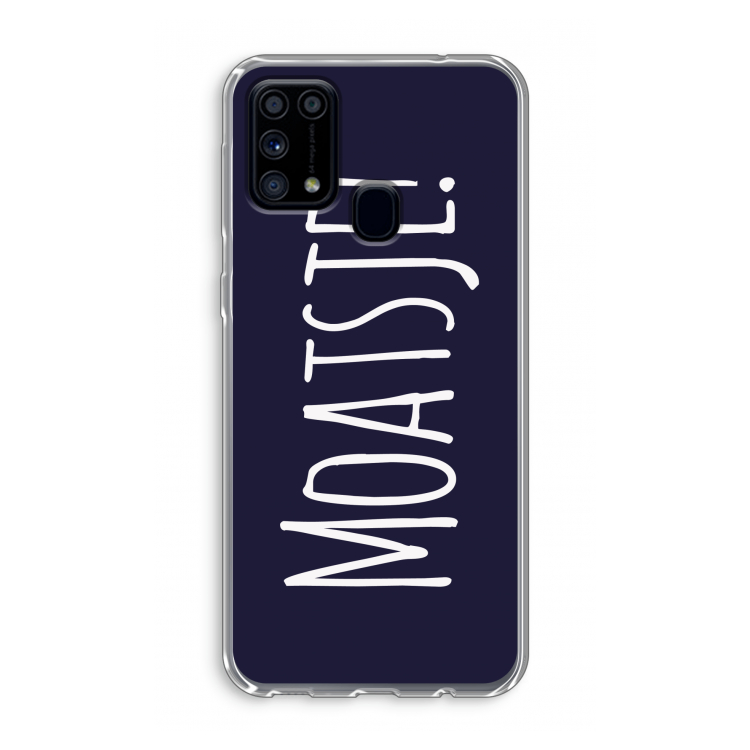 Moatsje!: Samsung Galaxy M31 Transparant Hoesje