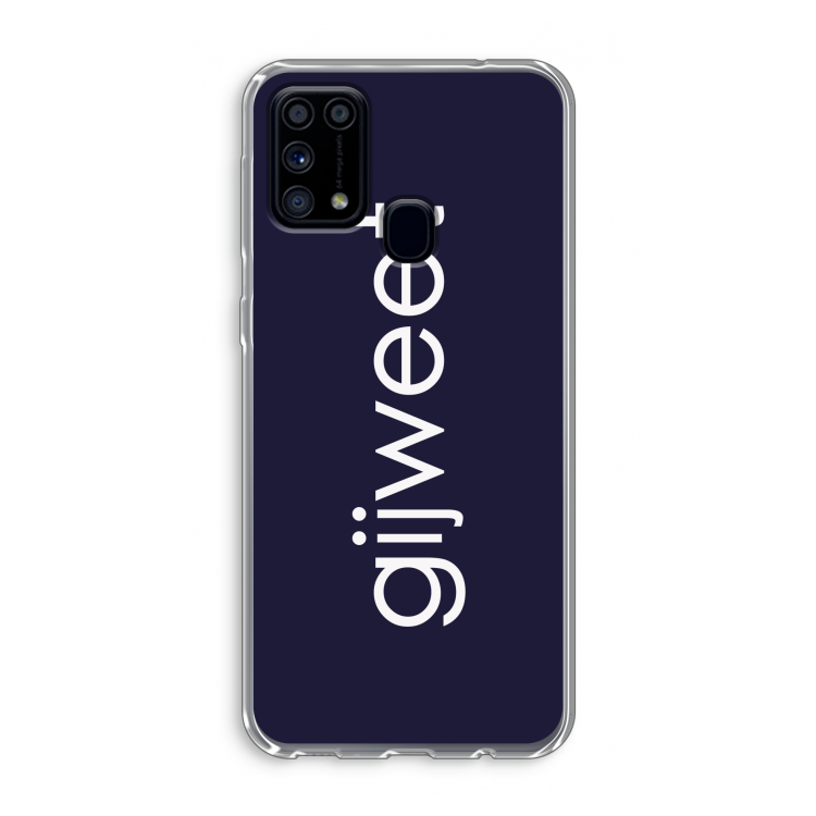 Gijweet: Samsung Galaxy M31 Transparant Hoesje