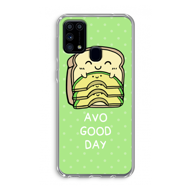 Avo Good Day: Samsung Galaxy M31 Transparant Hoesje