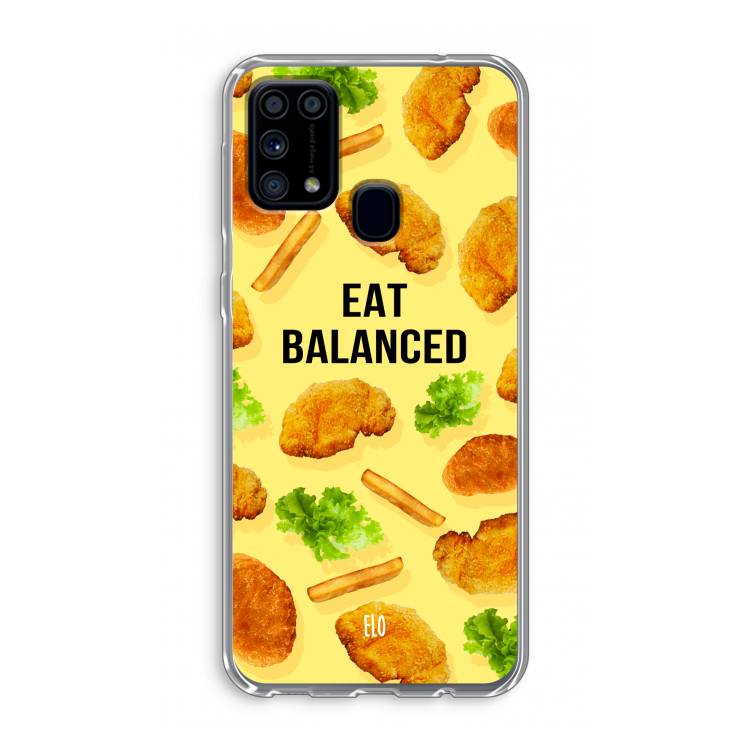 Eat Balanced: Samsung Galaxy M31 Transparant Hoesje