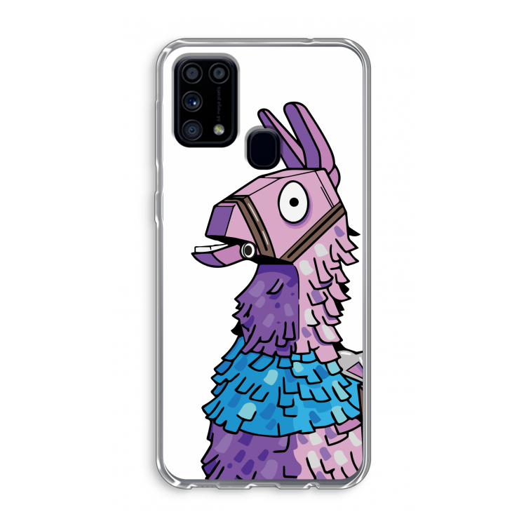 Lama: Samsung Galaxy M31 Transparant Hoesje