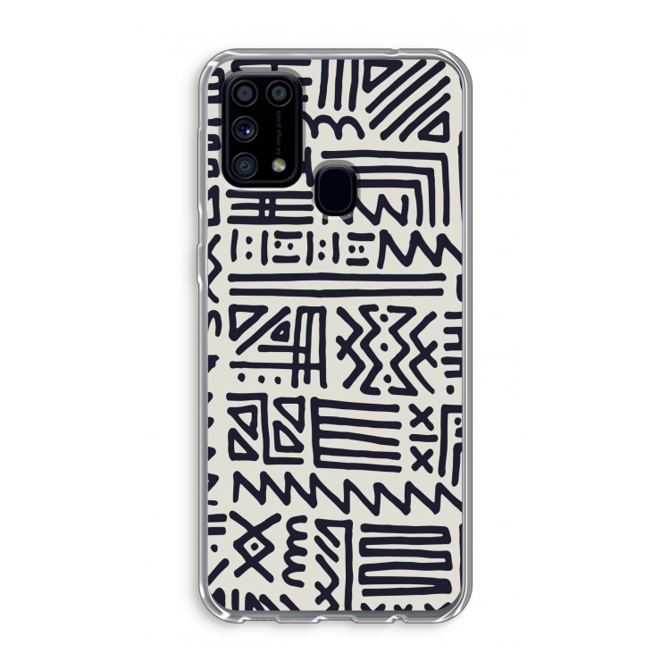 Marrakech print: Samsung Galaxy M31 Transparant Hoesje