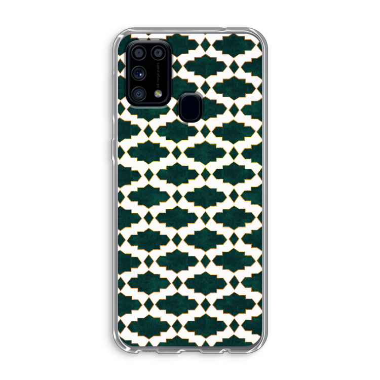 Moroccan tiles: Samsung Galaxy M31 Transparant Hoesje