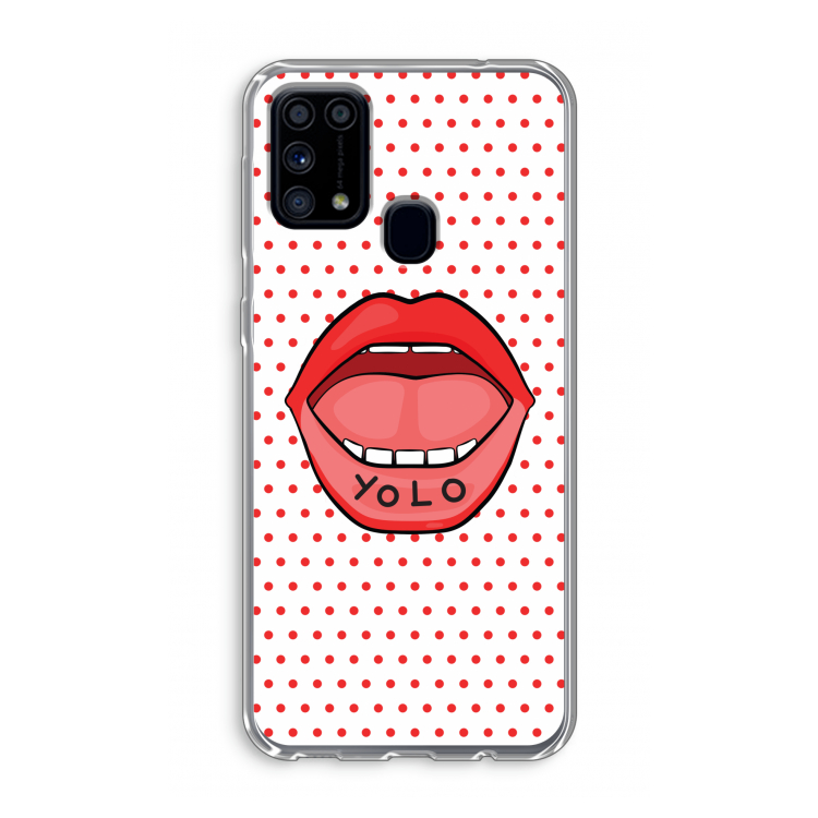 Yolo Denise: Samsung Galaxy M31 Transparant Hoesje