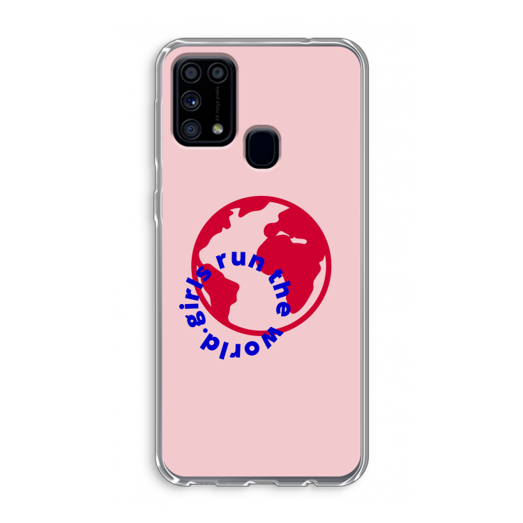 Run The World: Samsung Galaxy M31 Transparant Hoesje