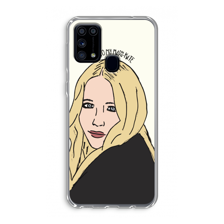 Mary Kate: Samsung Galaxy M31 Transparant Hoesje