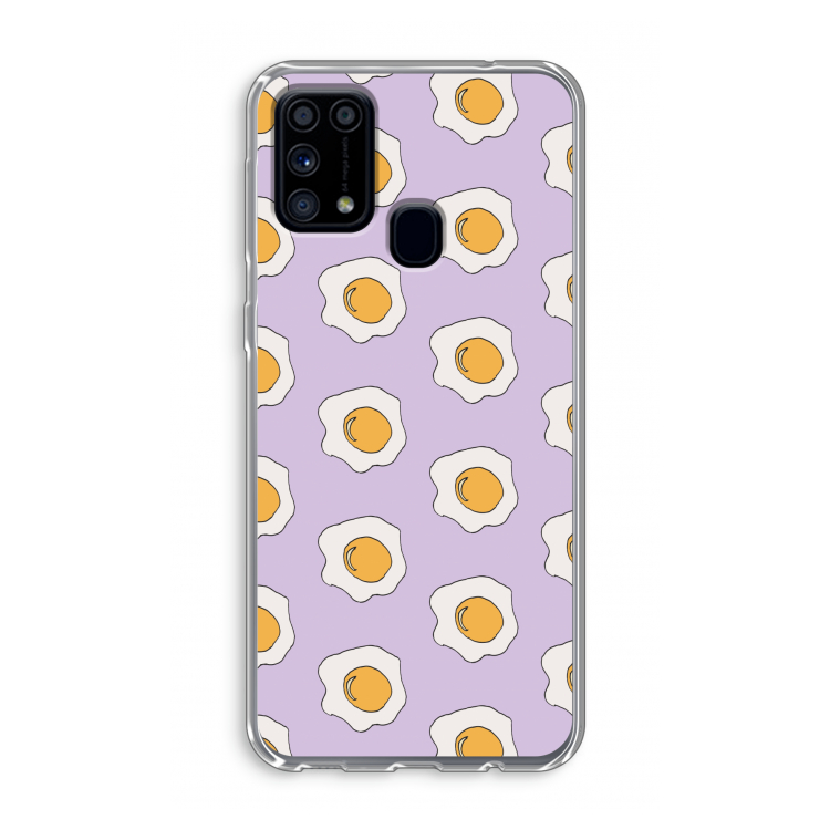 Bacon to my eggs #1: Samsung Galaxy M31 Transparant Hoesje