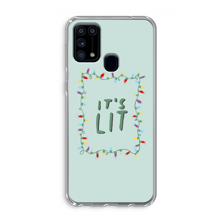 It's Lit: Samsung Galaxy M31 Transparant Hoesje