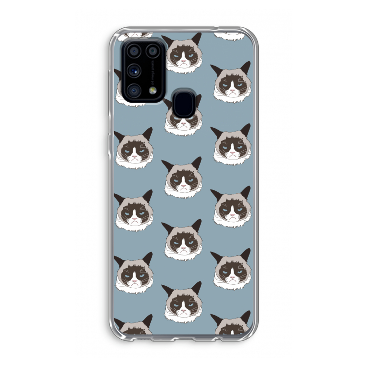 It's a Purrr Case: Samsung Galaxy M31 Transparant Hoesje