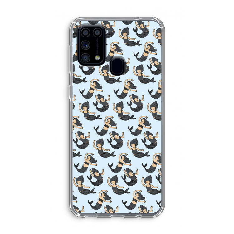 Zeemeermin: Samsung Galaxy M31 Transparant Hoesje