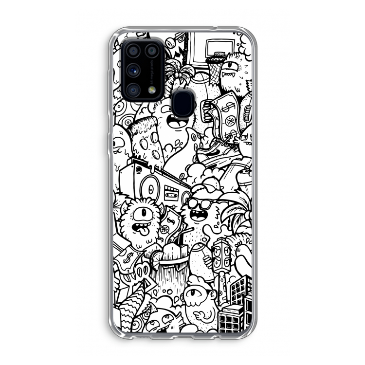 Vexx City #2: Samsung Galaxy M31 Transparant Hoesje