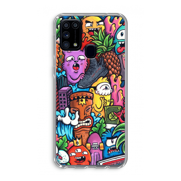 Vexx Mixtape: Samsung Galaxy M31 Transparant Hoesje