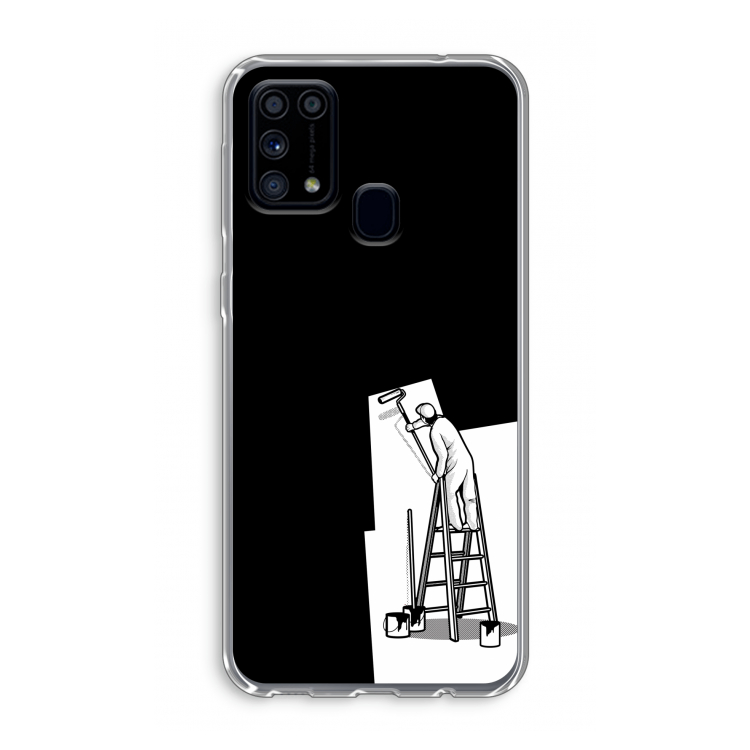 Musketon Painter: Samsung Galaxy M31 Transparant Hoesje
