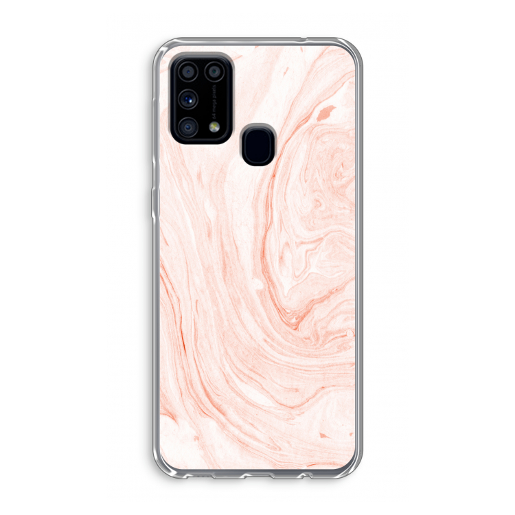 Peach bath: Samsung Galaxy M31 Transparant Hoesje
