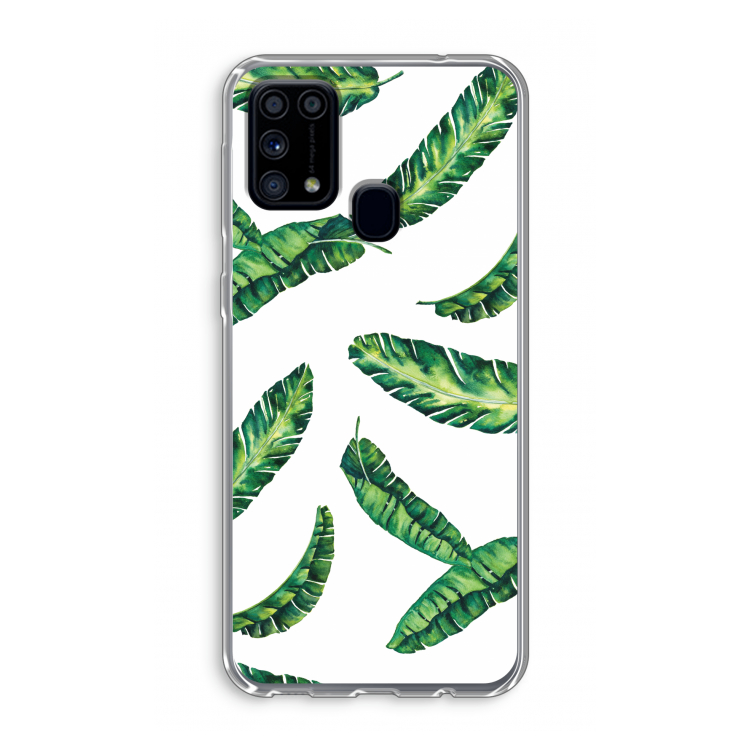 Lange bladeren: Samsung Galaxy M31 Transparant Hoesje