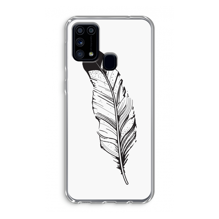 Pluim: Samsung Galaxy M31 Transparant Hoesje