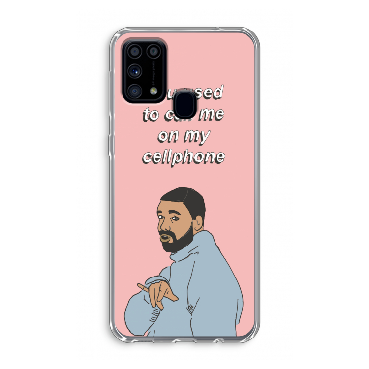 Hotline bling: Samsung Galaxy M31 Transparant Hoesje