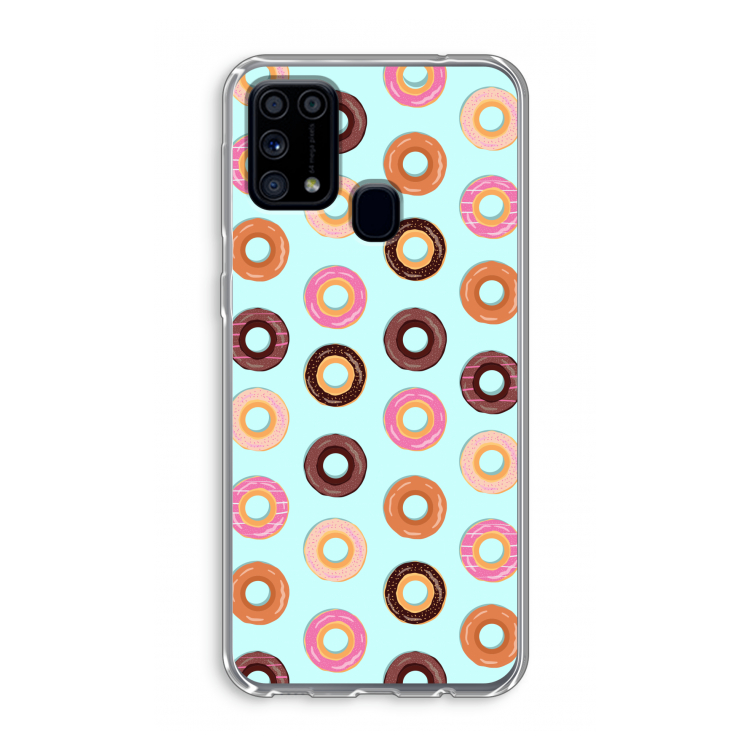 Donuts: Samsung Galaxy M31 Transparant Hoesje