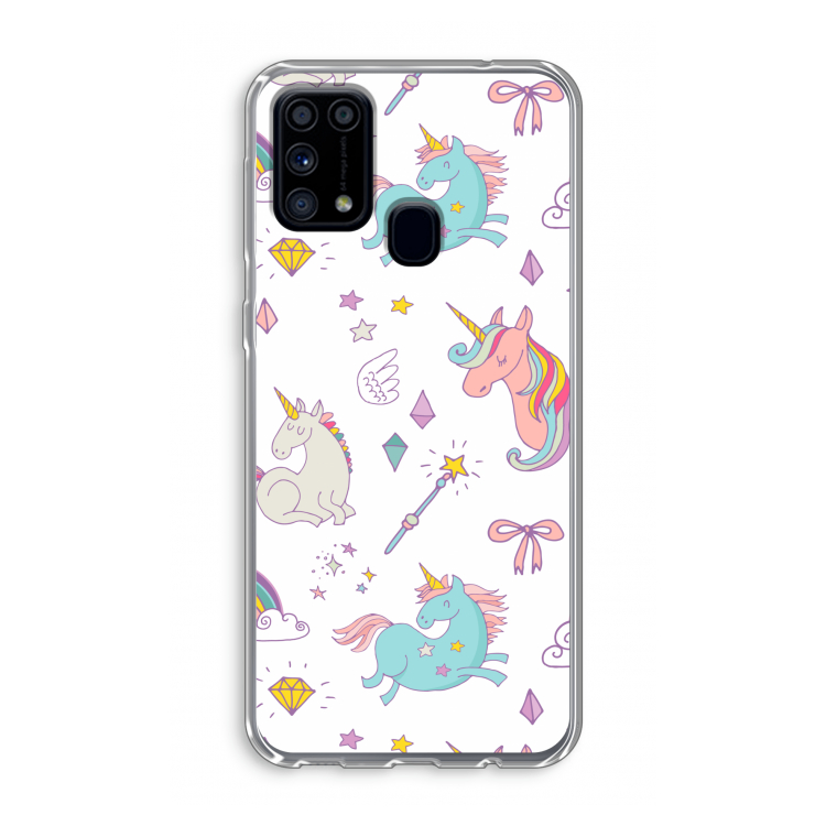Fantasiewereld: Samsung Galaxy M31 Transparant Hoesje