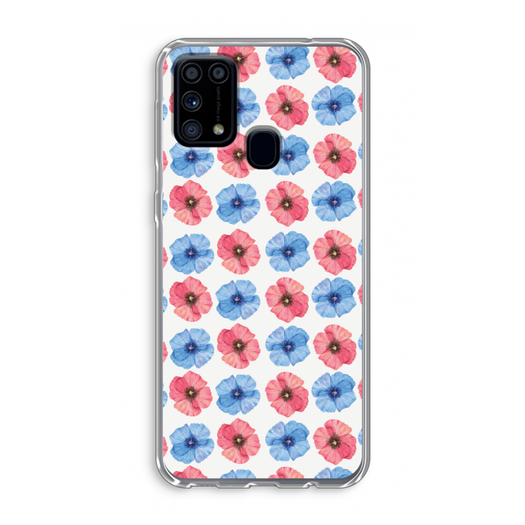 Klaproosjes: Samsung Galaxy M31 Transparant Hoesje