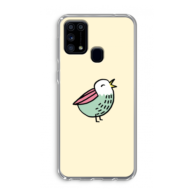 Birdy: Samsung Galaxy M31 Transparant Hoesje