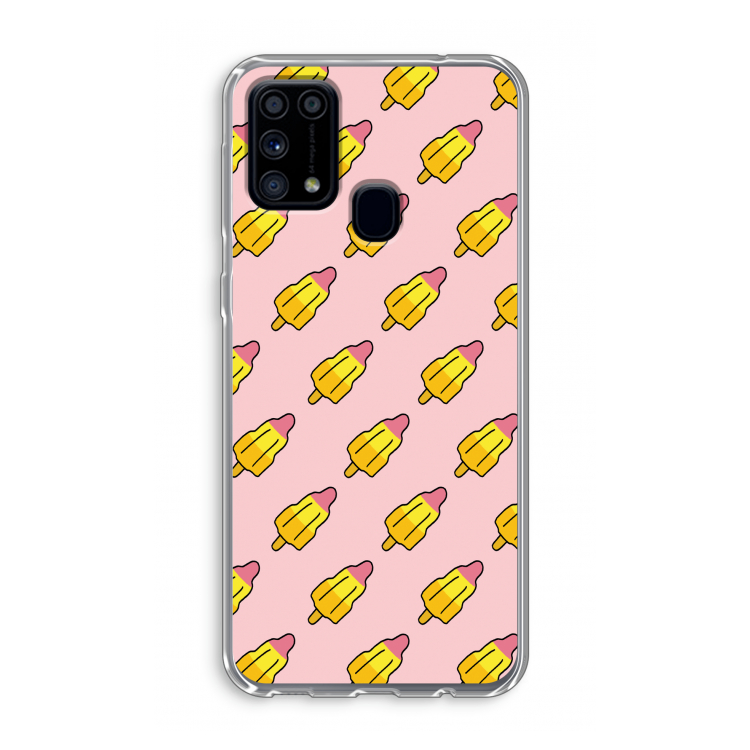 Waterijsjes: Samsung Galaxy M31 Transparant Hoesje