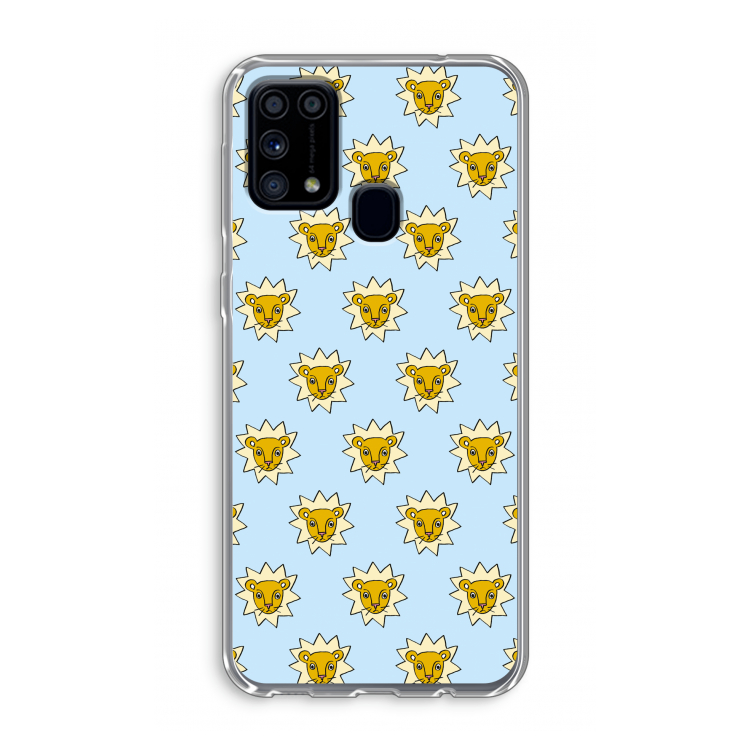 Leeuwenkoppen: Samsung Galaxy M31 Transparant Hoesje
