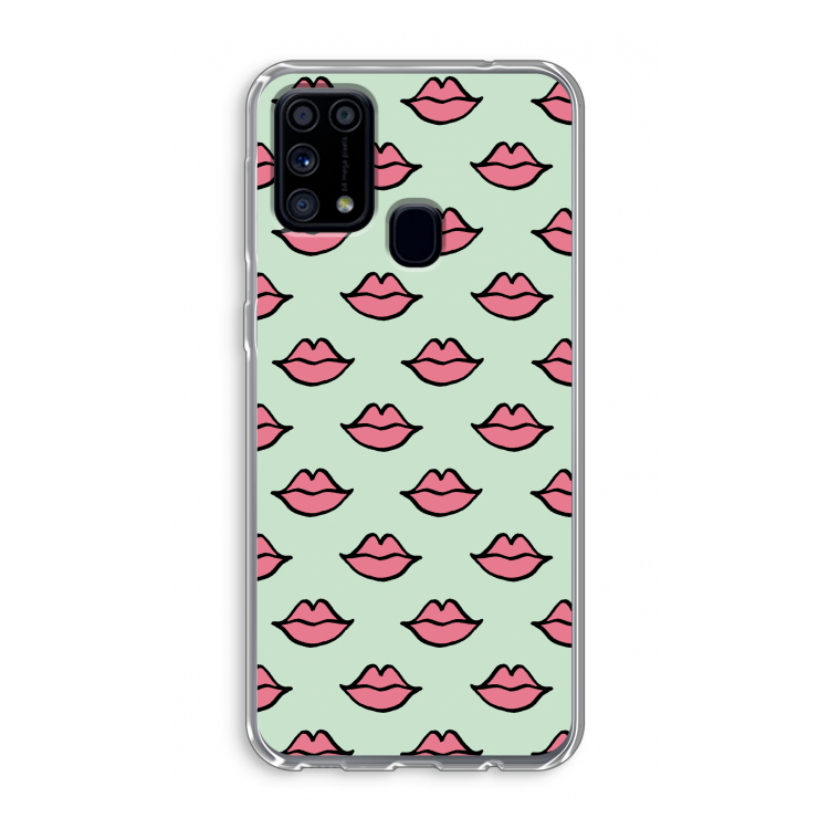 Lipjes: Samsung Galaxy M31 Transparant Hoesje