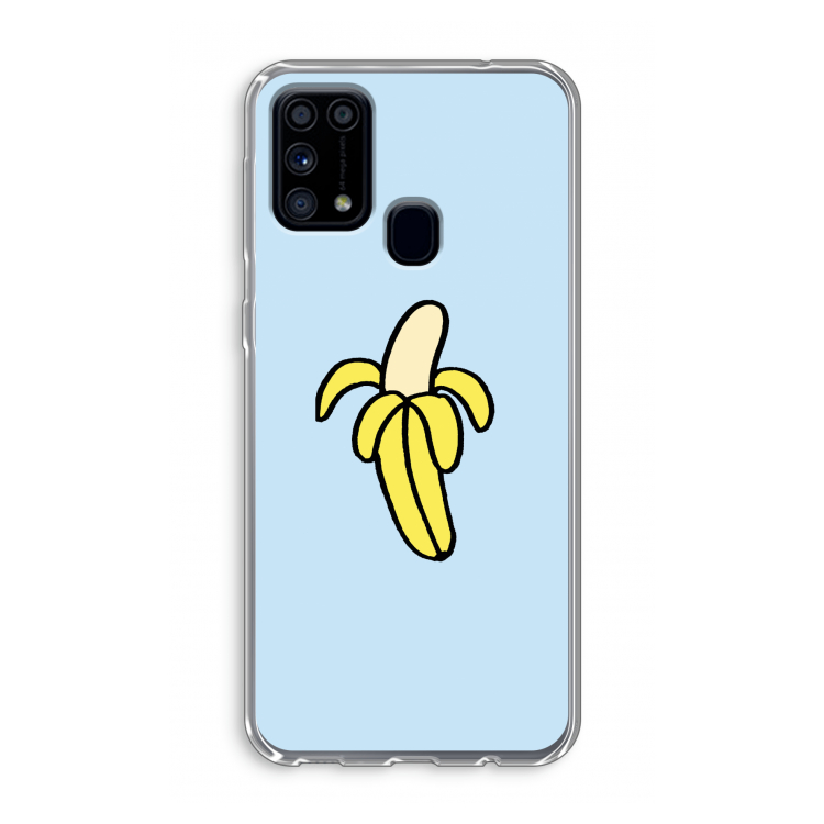 Banana: Samsung Galaxy M31 Transparant Hoesje